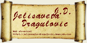 Jelisaveta Dragulović vizit kartica